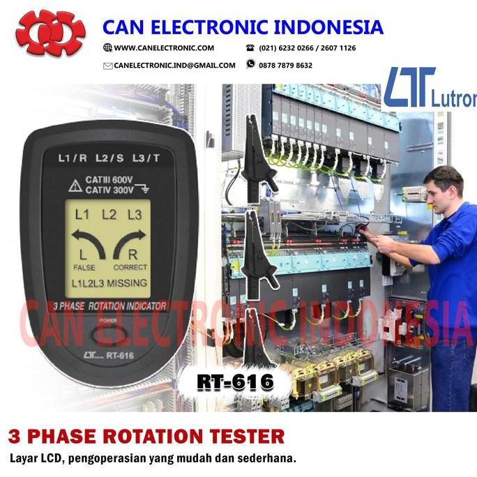 Rotation Tester merk Lutron RT-616 3 Phase