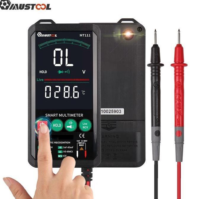 PS Mustool MT111 Touch Screen Digital Multimeter 6000 Hitungan
