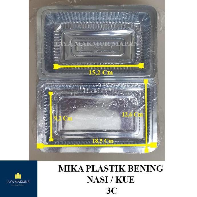 Mika Plastik 3C / Mika Kue Ukuran 3C