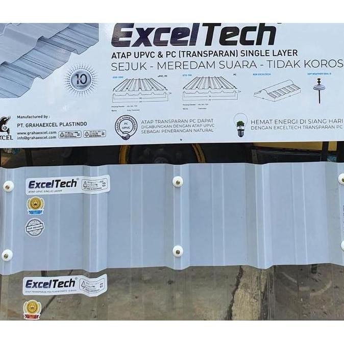 Atap Gelombang / ExcelTech / Atap uPVC Kanopi BIN