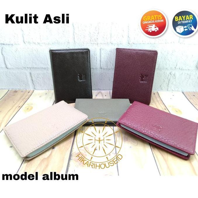 DS165 - DOMPET KARTU PRIA | DOMPET KARTU WANITA | DOMPET KARTU KULIT | ALBUM
