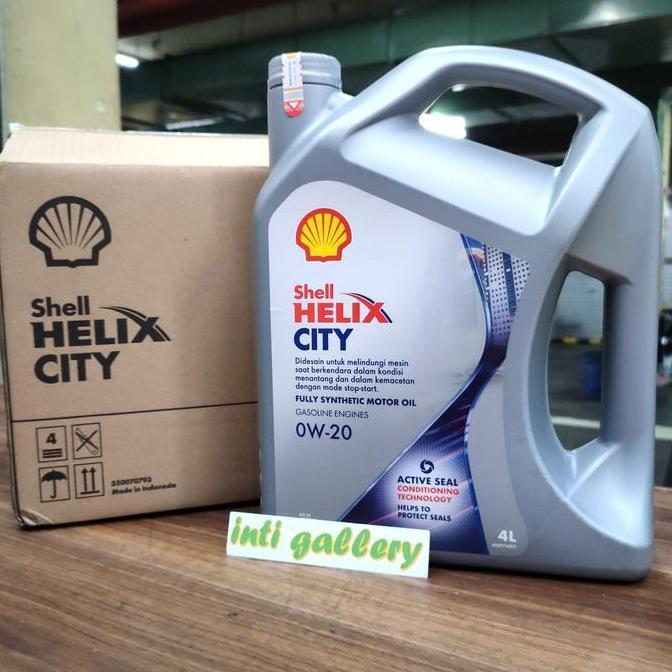 Oli Mesin 0W-20 Shell Helix City Full Synthetic Original