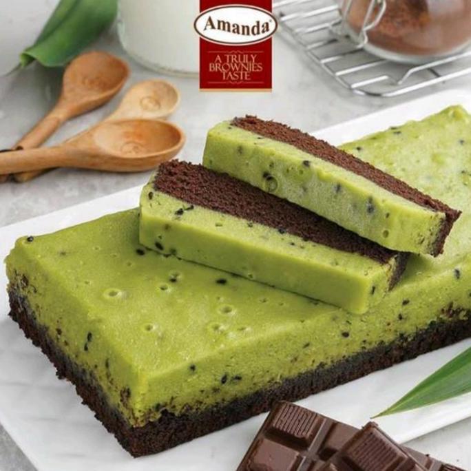 Brownies Kukus Amanda - Srikaya Pandan Amanda PM