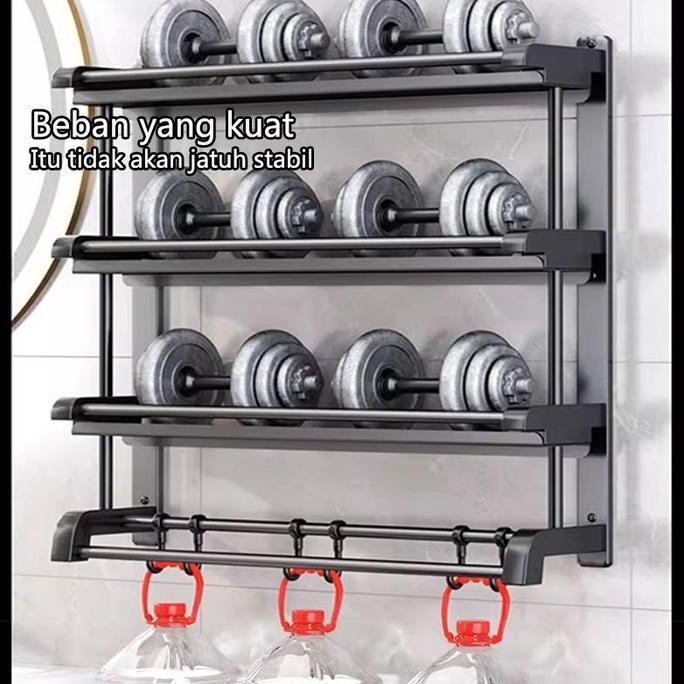 Rak Kamar Mandi Rak Handuk Rak Dinding Kamar Mandi Stainless Steel