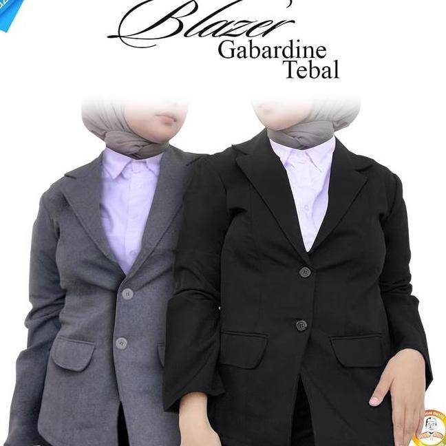 Jas Blazer Wanita Jas Kerja Kantor Cewe Polos Dewasa Anak Jaket Blezer Cewek Pakaian Formal Kantoran