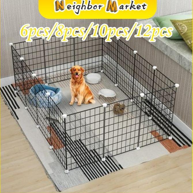 Pagar Hewan Peliharaan/Pagar Hewan Peliharaan Lipat/Kandang Hewan Peliharaan/Pagar Kucing Dan Anjing