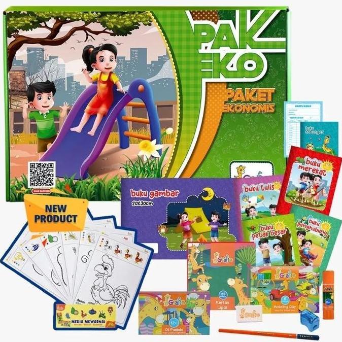 Terlaris Grafie Pak Eko Paket Atk Alat Tulis Sekolah Anak Lengkap