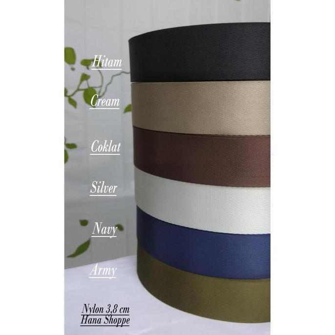 WEBBING NYLON 3,8 CM/ROLL ORIGINAL DAN TERPERCAYA