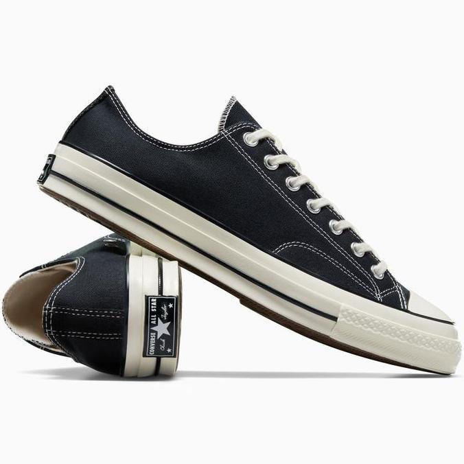 New  Sepatu Sneakers Converse Chuck 70 Ox Black Egret Original 162058C