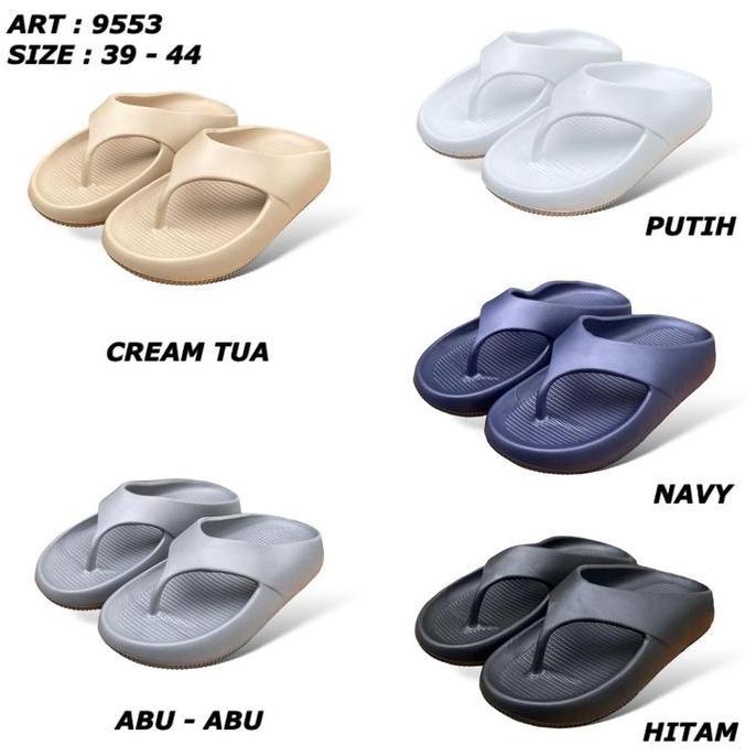 New  Sandal Jepit Karet Pria Sandal Jepit Eva Sandal Jepit Karet Size 39-44