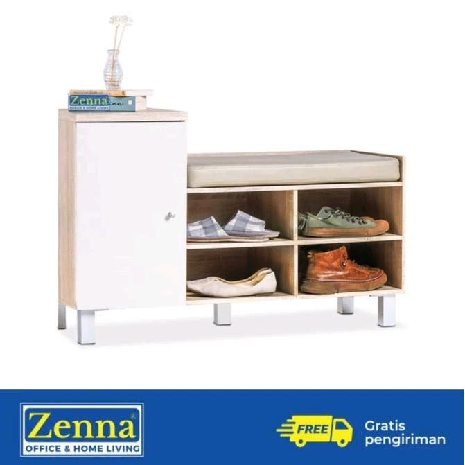 Ready stock Zenna Rak Sepatu 98 / Lemari Sepatu Minimalis