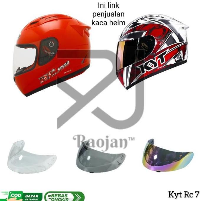 DB53 >> Kaca helm Kyt Rc 7 Visor helm Kyt Rc7, Rc Seven
