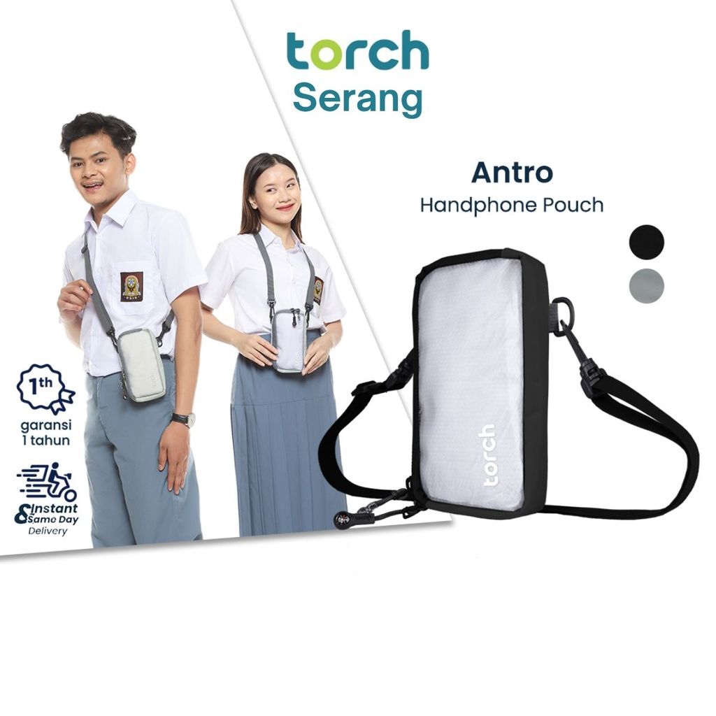 TORCH Tas Selempang HP Mini Sling Bag Unisex - Pouch Anti Air Transparan Antro
