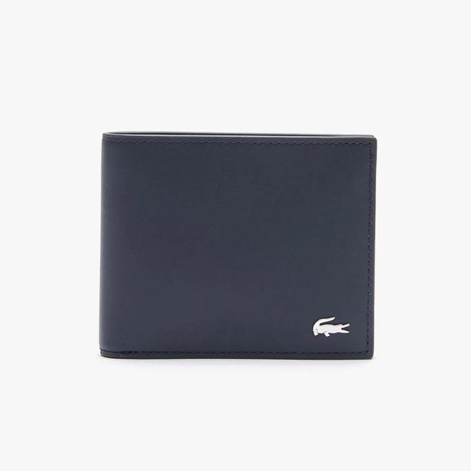 LACOSTE Men's Fitzgerald Leather Six Card Wallet KS