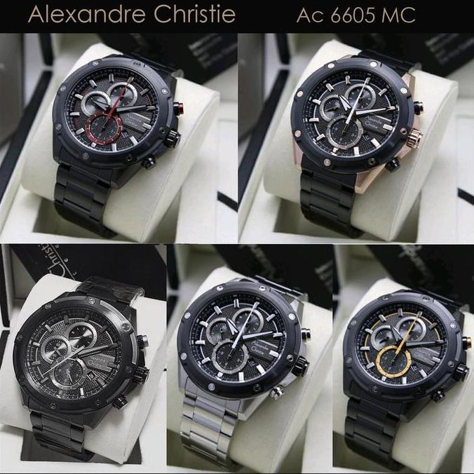 JAM TANGAN PRIA ALEXANDRE CHRISTIE AC6605 AC 6605 ORIGINAL GARANSI