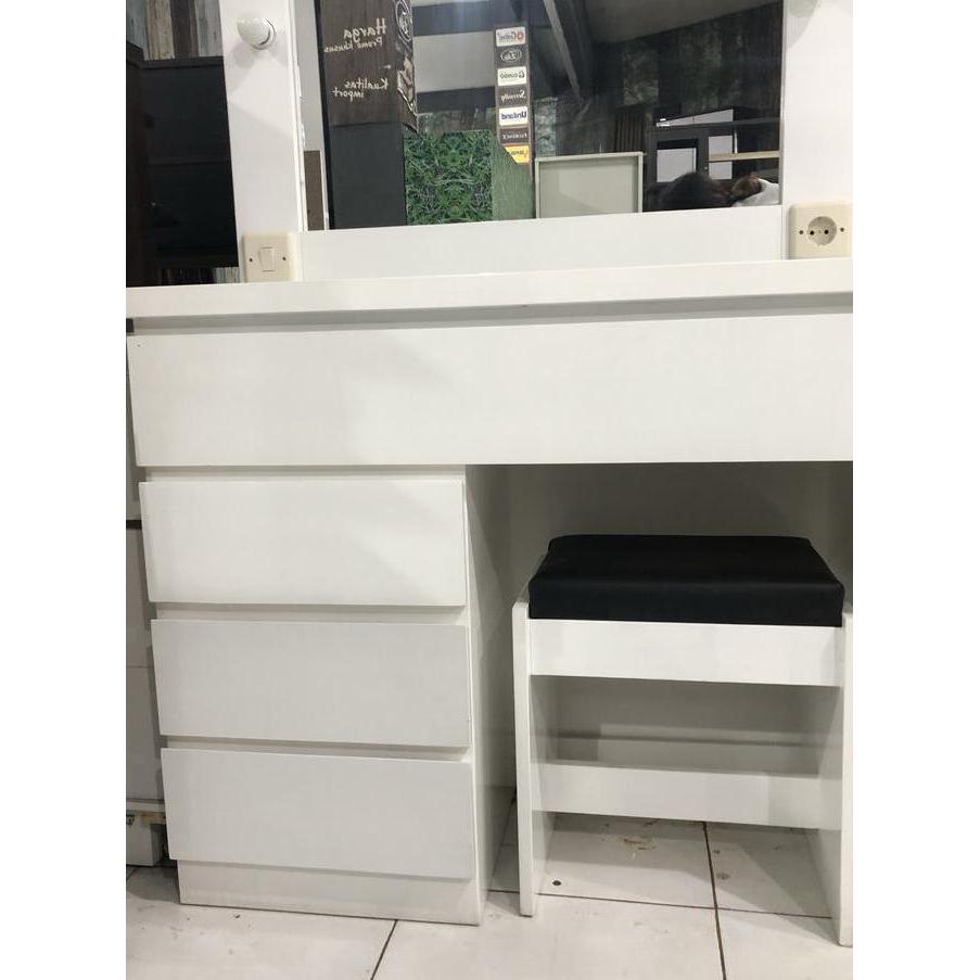 meja rias makeup lampu led // meja rias led mirror //odc bandung