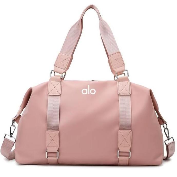 TAS DUFFLE BAGS 4LO YOGA ORIGINAL PINK / TAS OLAHRAGA PRIA WANITA / TAS GYM PRIA WANITA SM