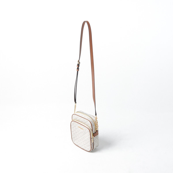 Tas MK MONOGRAM WHITE CAMEL SLING BAG 100% ORIGINAL