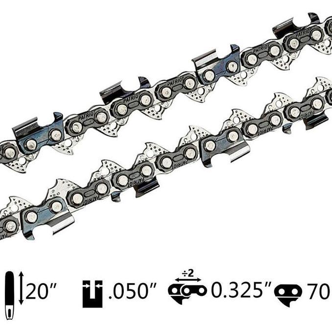 JLD 3/8 Rantai Senso 325 Rantai Senso 20" Rantai Potong 38 mata BAR