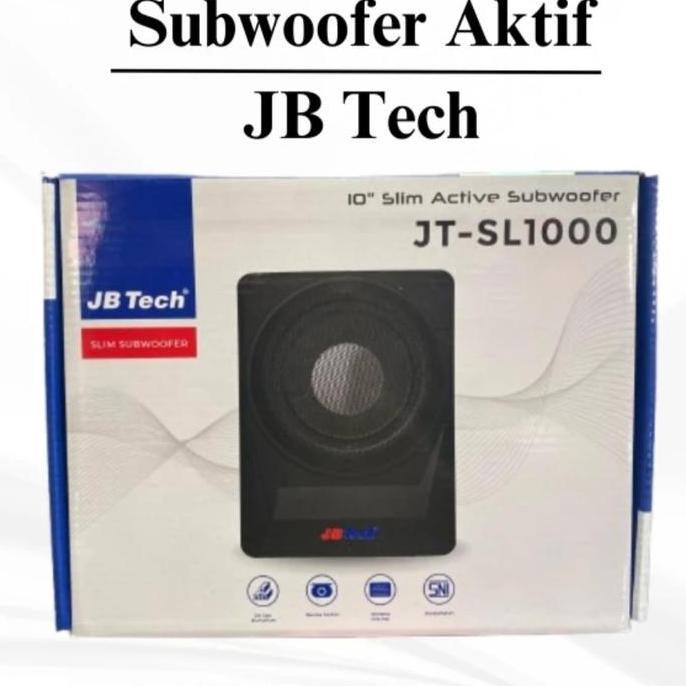 HARGA DISC - Sub kolong JB Tech 10 Inch JT-SL1000