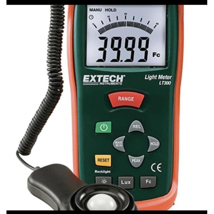 AXER Extech Lt 300 Digital Light Lux Meter Intensitas Cahaya