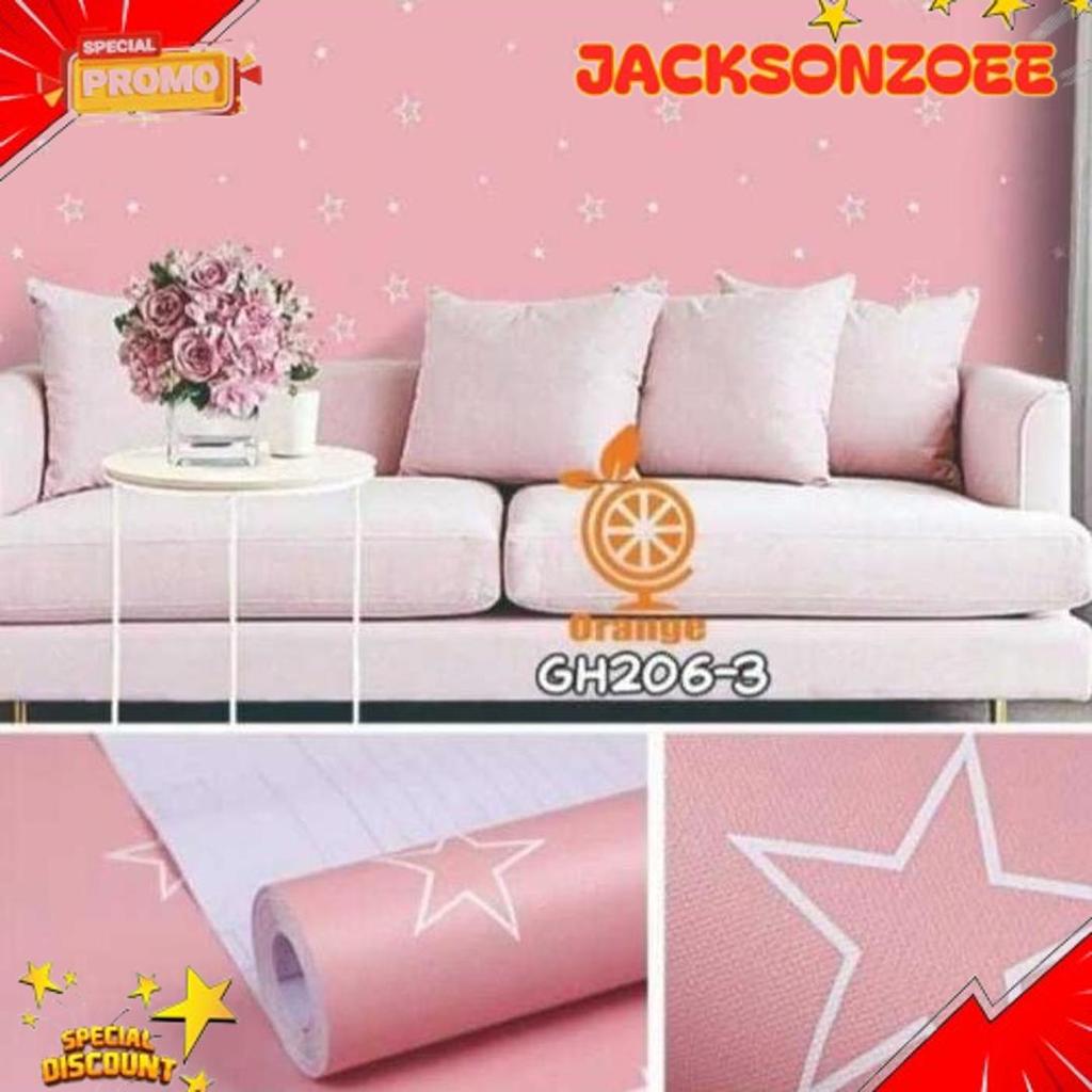 Gercep Wallpaper Dinding Pink Wallpaper Dinding Ruang Tamu Wallpaper Kamar Tidur Wallpaper Dinding A