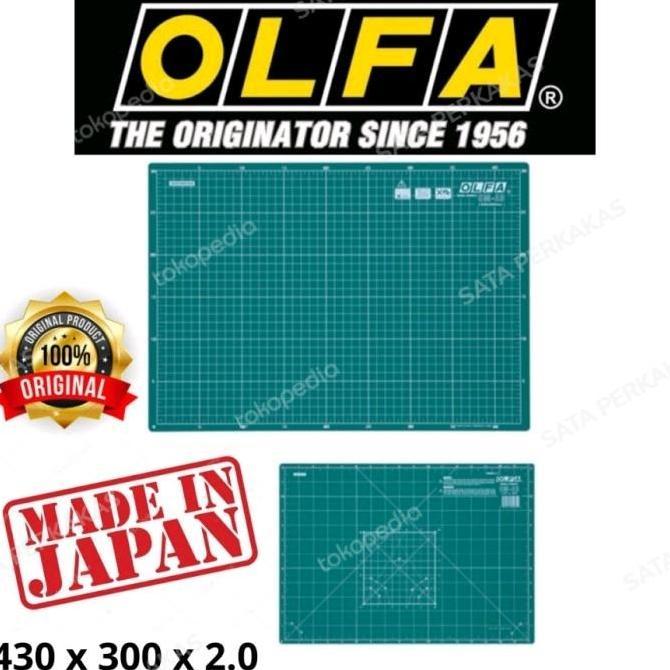 HIMIKO Alas Potong Cutter CM-A3 (43cm x 30cm x 2mm) OLFA Cutting Mat Japan