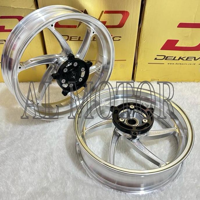 DAIKAKU VELG RACING DELKEVIC XMAX 250CC / XMAX 30cc VELG SET XMAX VELG PELAK YAMAHA XMAX OLD / XMAX 