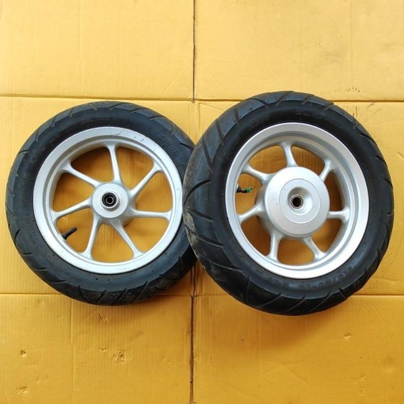 velg pelk pelek set ban HONDA SCOOPY DONAT RING 12 2017-2020 original
