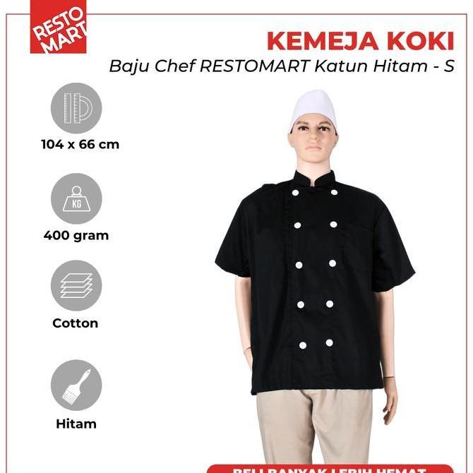Seragam Chef/Baju Chef/Kemeja Koki RESTOMART Katun(1394171)