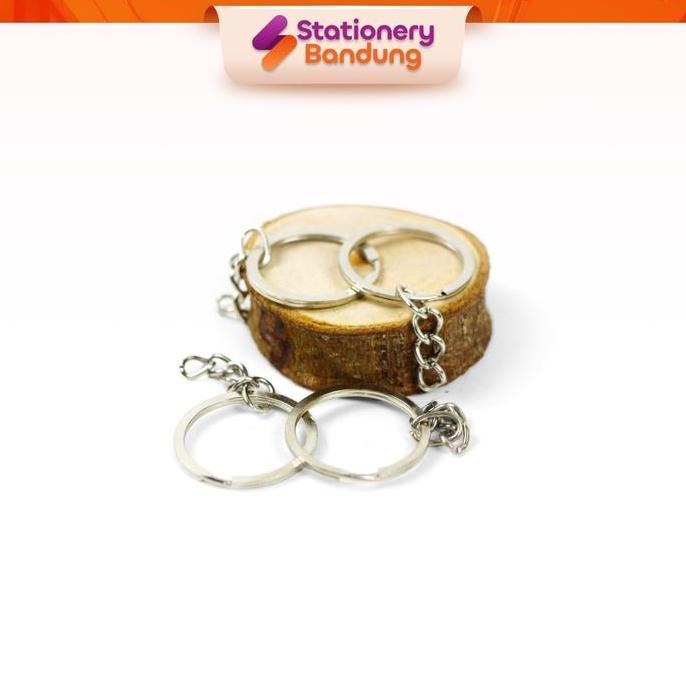Besi Ring Gantungan Kunci Keychain RING 2,5 CM Bulat Gepeng Kuat