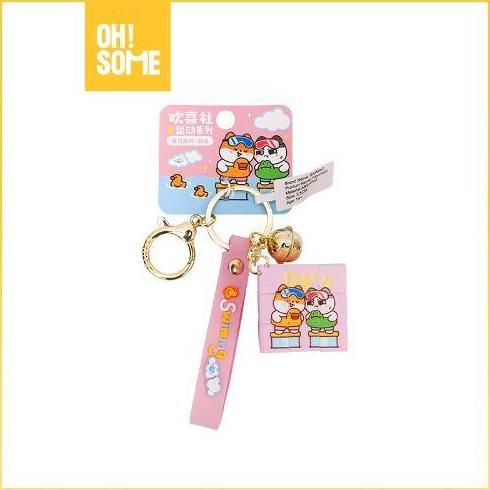 OhSome BAIMAO Magic Cube Keyring Swimming Hadiah Hiasan