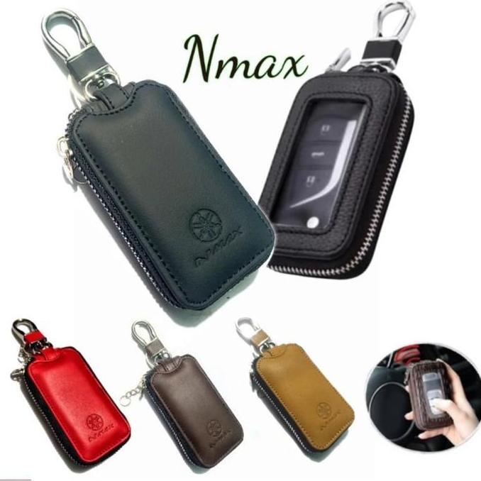 Dompet kunci motor remote keyless nmax kulit dompet stnk