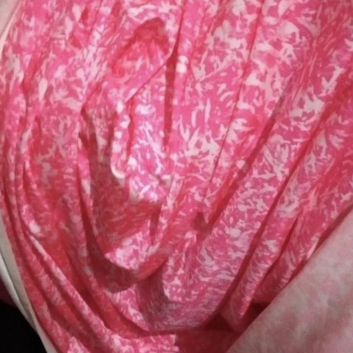 Kain Lycra / Spandex Bermotif Floral / Bunga - Bunga (Per Meter)