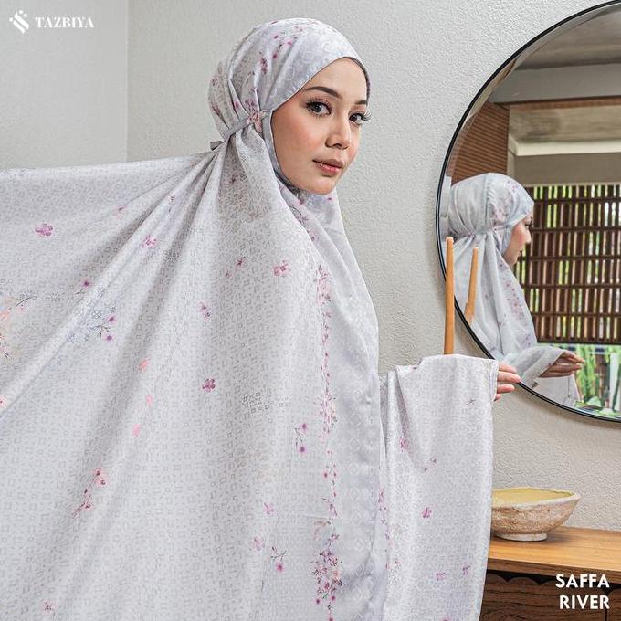 [New] Tazbiya - Saffa Series | Mukena Premium Dewasa 2In Set Sajadah | Mukena Sajadah