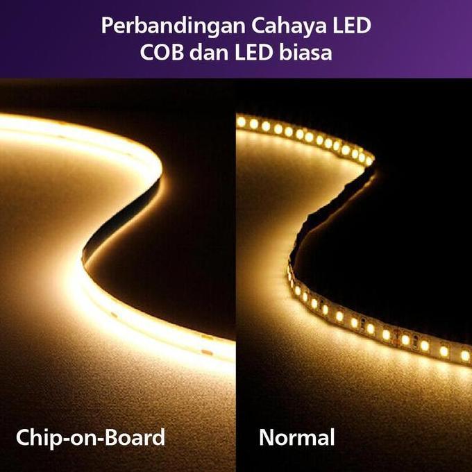 Lampu Philips Led Strip Ls161 Cob 13W 3000K 5M 24V Kuning