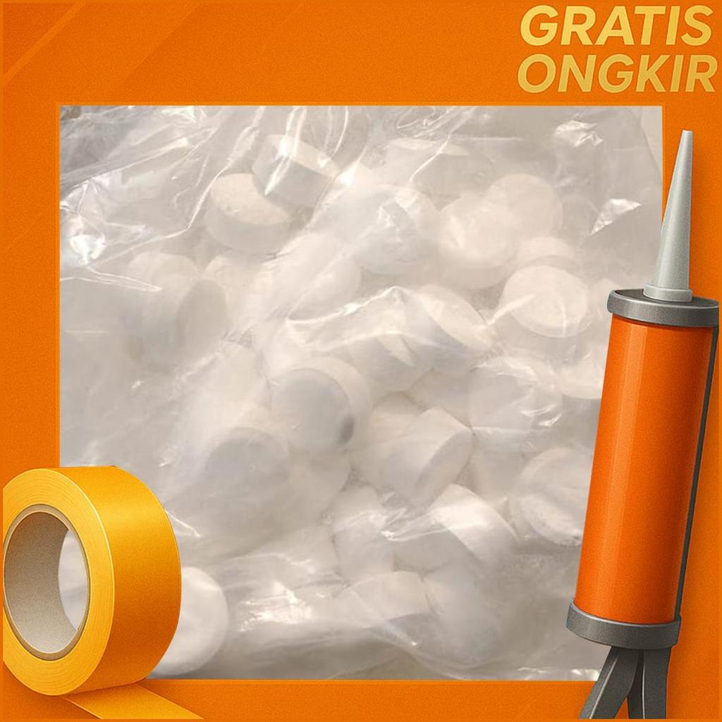 Kaporit Tablet Kecil Tcca 90% - 1 Kg / Kaporit Untuk Air Toren