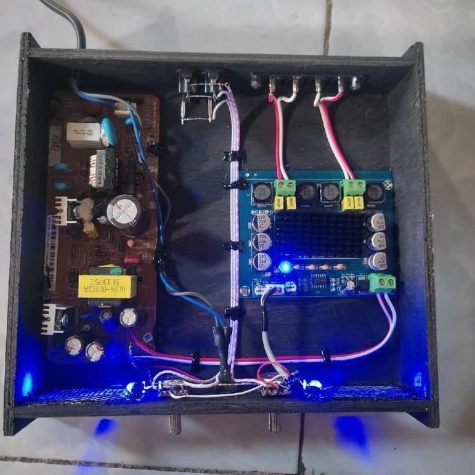Power amplifier 2 channel CLASS D untuk miniatur ampli rakitan