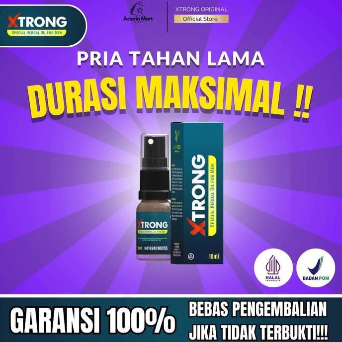 XTRONG Vitalitas Stamina Pria Dewasa Keras Tahan Lama semprot - Xtrong Spray