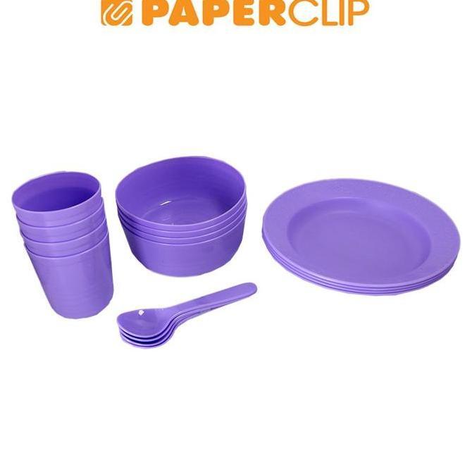 SET ALAT MAKAN ONYX S-4701 UNGU