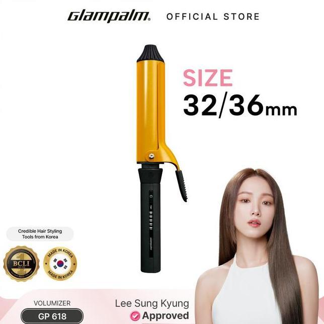 Glampalm Catokan Pengeriting Rambut Curling Iron Gp618Am