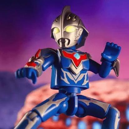 Blokees Open for Check Blind Box Ultraman GV11 Nexus Junis Blue Figure