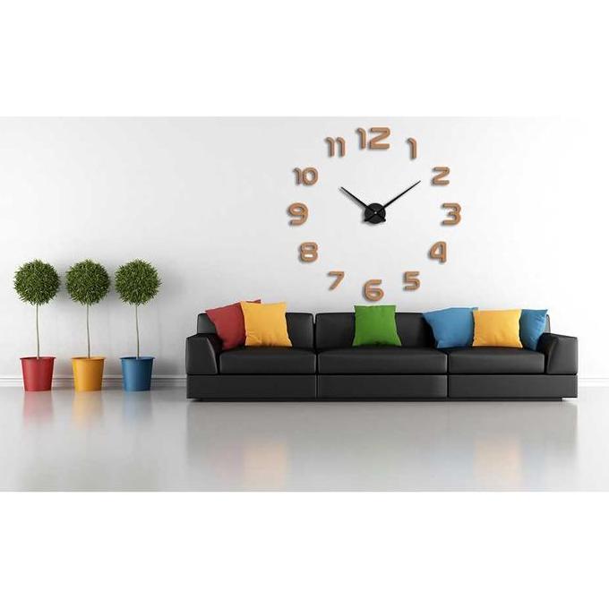 Diy Wall Clock Giant Wall Clock Black Quartz