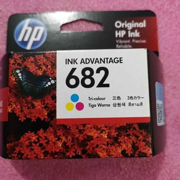 Original Tinta HP 682 Color Cartridge Deskjet 1216 2336 2777 4176 6078