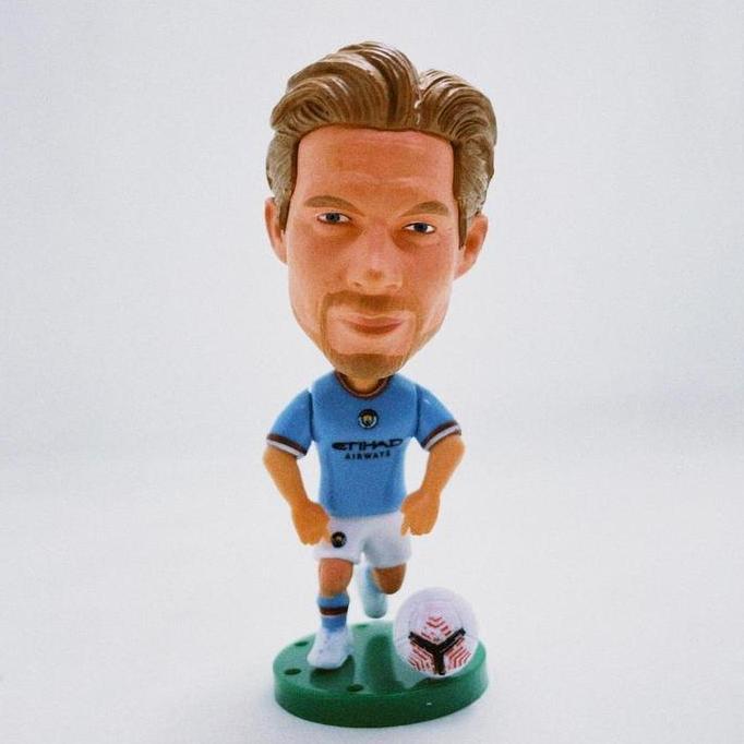 Action figure Kevin De Bruyne Manchester city 2022 soccerwe new Head Model