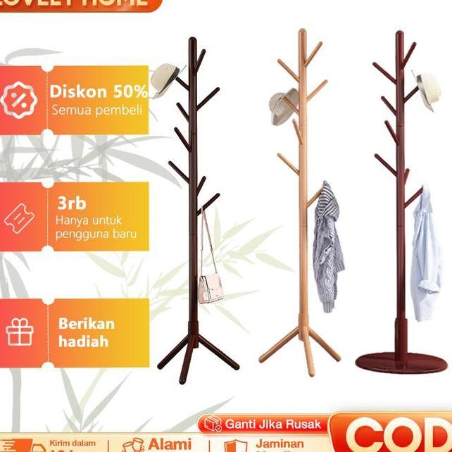 Love Stand Hanger Kayugantungan Berdiri Gantungan Bajura Gantungan Tas Dan Topi Multifungsicoat Ra 8