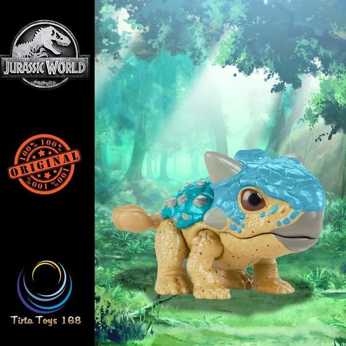 MATTEL SNAP SQUAD ATTITUDES JURASSIC WORLD ANKYLOSAURUS BUMPU DOFF