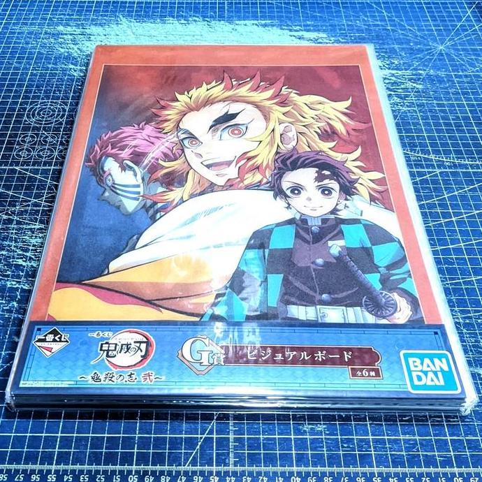 Ichiban Kuji Visual Board G Prize - Akaza & Rengoku & Tanjiro