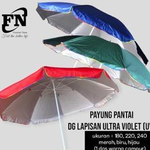 TERBARU - UV 300cm PAYUNG PANTAI POLOS anti UV 300CM/ Payung Cafe / Payung Tenda Polos anti UV 300cm
