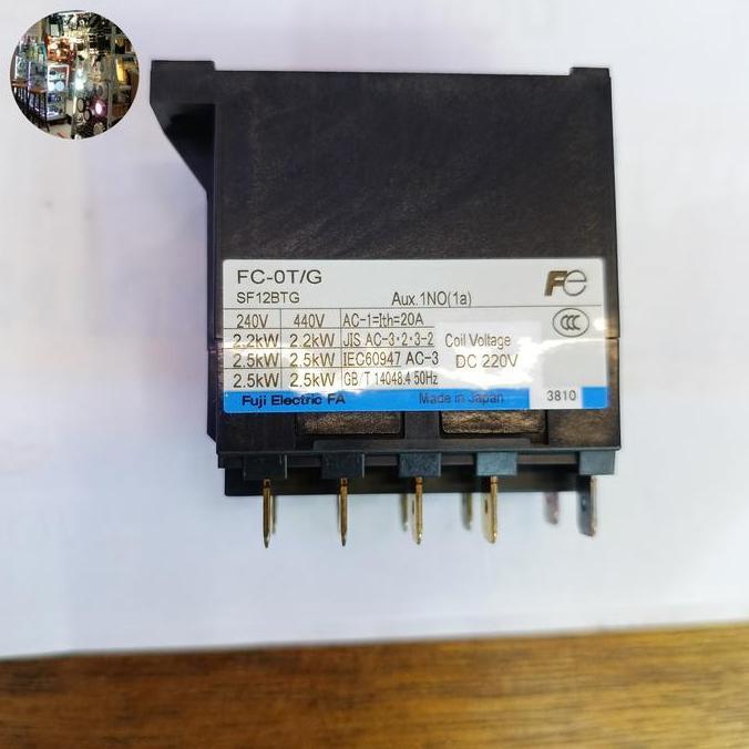 Promo Kontaktor AC tipe FC-OT/G FC-0T/ G Z25A 1NO 220V DC Merk Fuji Diskon